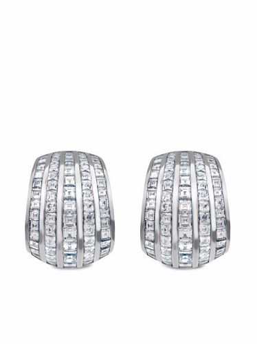 Boucles d'oreilles Manhattan en blanc 18ct ornées de diamants - Pragnell - Modalova