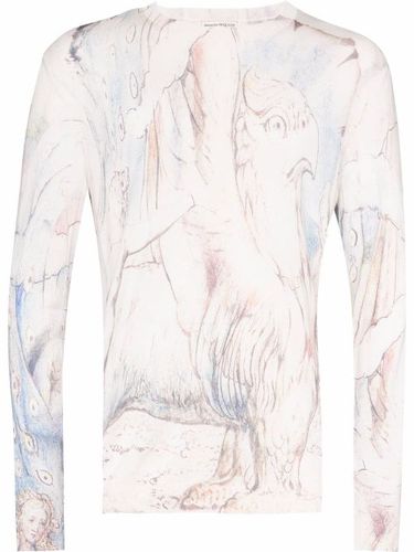 Sweat à imprimé Dante de William Blake - Alexander McQueen - Modalova