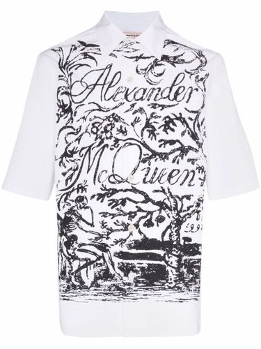 Chemise à logo imprimé - Alexander McQueen - Modalova