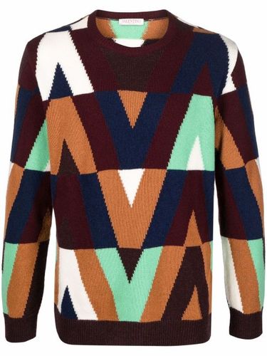 Pull à logo en intarsia - Valentino Garavani - Modalova