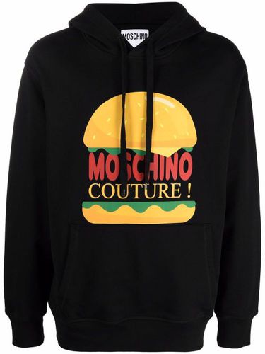 Moschino hoodie à logo - Noir - Moschino - Modalova