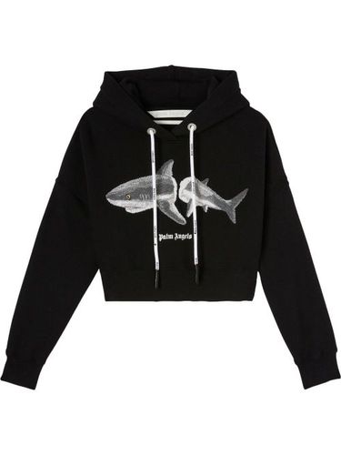 Hoodie Shark en coton - Palm Angels - Modalova