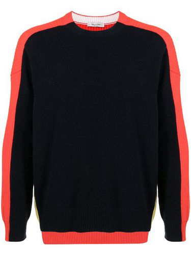 Pull colour block en laine vierge - Valentino Garavani - Modalova