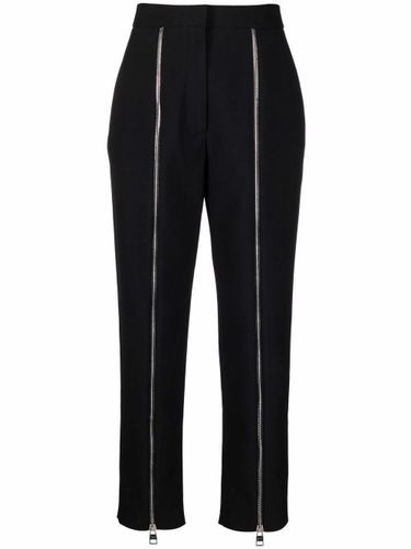 Pantalon taille-haute à détails de zips - Alexander McQueen - Modalova