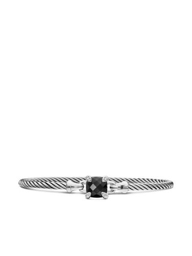 Bracelet Chatelaine en sterling pavé de diamants (3 mm) - David Yurman - Modalova