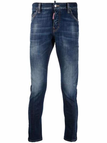 DSQUARED2 jean à patch logo - Bleu - DSQUARED2 - Modalova