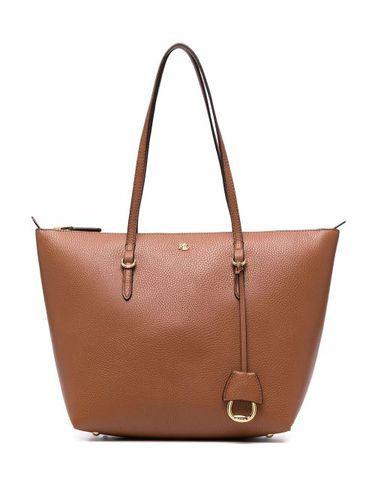 Sac cabas Keaton à plaque logo - Lauren Ralph Lauren - Modalova