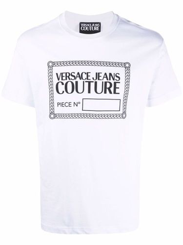 T-shirt en coton à logo imprimé - Versace Jeans Couture - Modalova