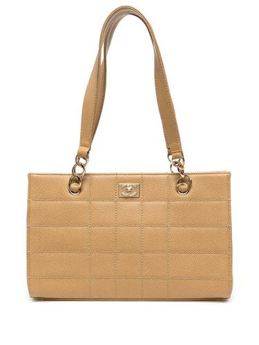 Sac porté épaule Choco Bar à fermoir CC (2002) - CHANEL Pre-Owned - Modalova