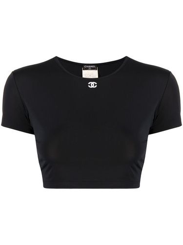 T-shirt à coupe crop (1995) - CHANEL Pre-Owned - Modalova