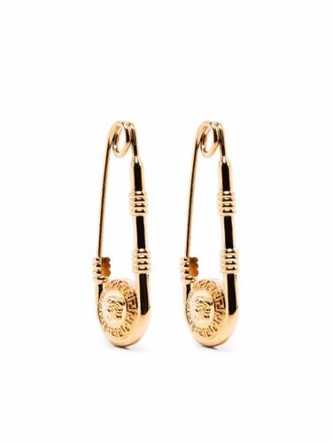 Boucles d'oreilles Safety-Pin Medusa - Versace - Modalova