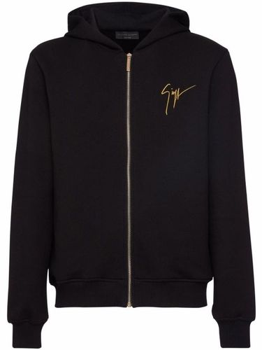 Hoodie LR-17 zippé à logo brodé - Giuseppe Zanotti - Modalova