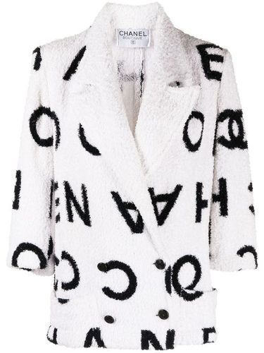 Veste croisée à logo imprimé (années 1990) - CHANEL Pre-Owned - Modalova