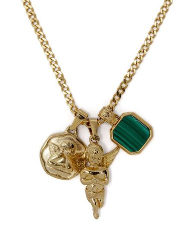 Collier en plaqué à triple breloques - Nialaya Jewelry - Modalova