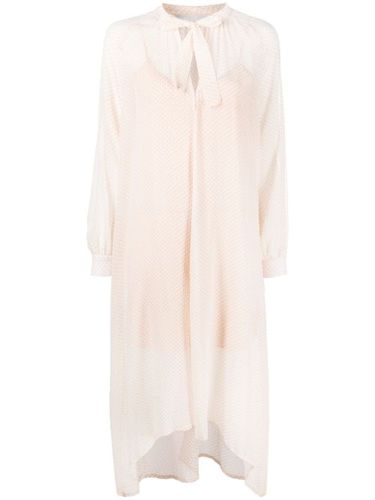 Robe mi-longue à imprimé graphique - Fabiana Filippi - Modalova