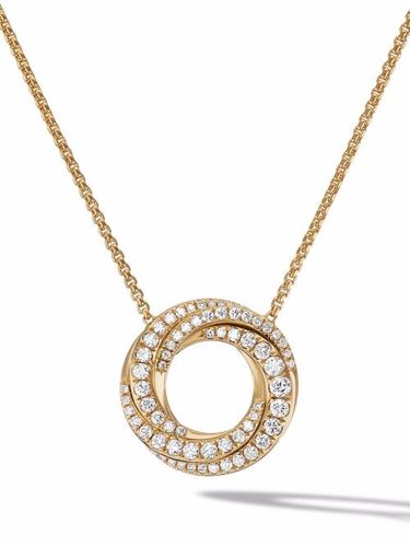 Collier Crossover en 18ct à pendentif serti de diamant - David Yurman - Modalova