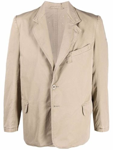 Blazer boutonné à revers crantés - Maison Margiela - Modalova