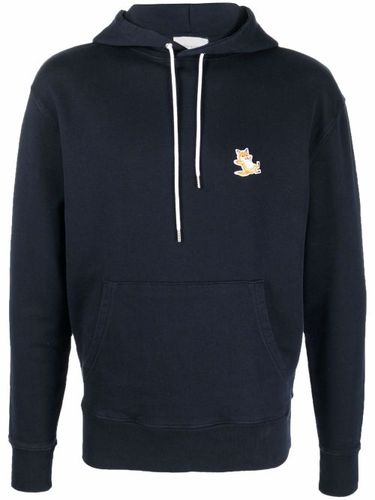 Hoodie à patch logo - Maison Kitsuné - Modalova