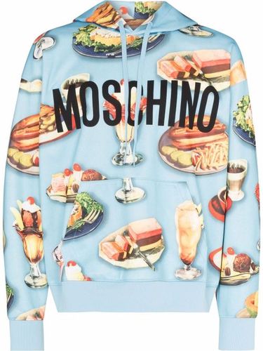 Hoodie à imprimé Diner Group - Moschino - Modalova