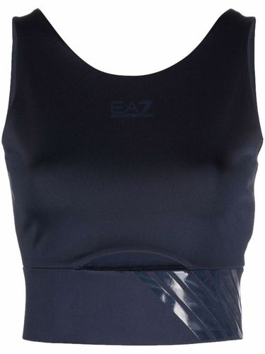 Brassière de sport à logo imprimé - Ea7 Emporio Armani - Modalova