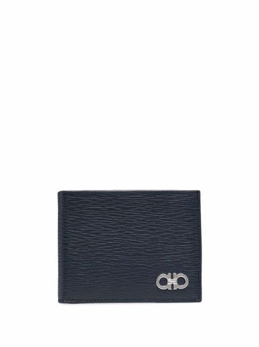 Portefeuille pliant Gancini en cuir - Ferragamo - Modalova