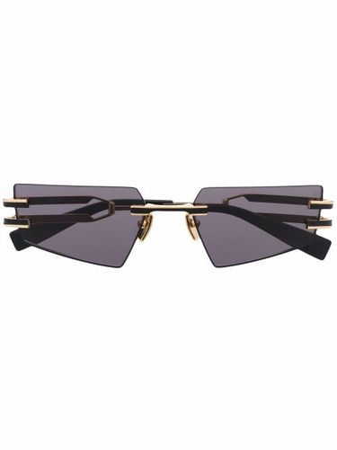 Lunettes de soleil à monture géométrique - Balmain Eyewear - Modalova