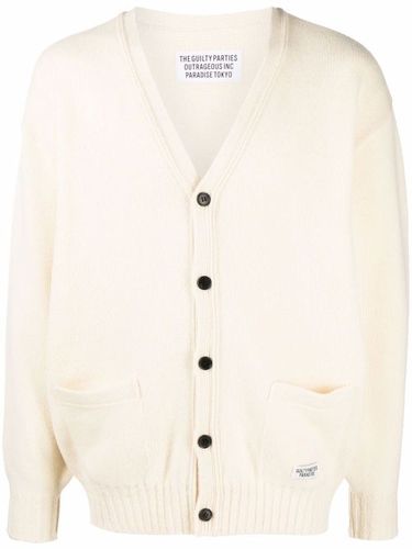 Cardigan en jean à broderies - WACKO MARIA - Modalova