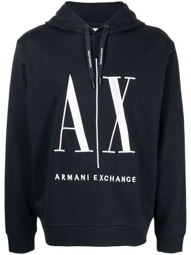 Hoodie à logo imprimé - Armani Exchange - Modalova