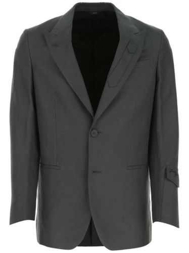 Blazer boutonné à revers pointus - FENDI - Modalova