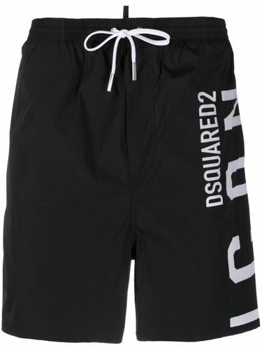 Short de bain à logo imprimé - DSQUARED2 - Modalova