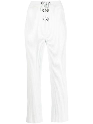 Pantalon nervuré à détail de laçage - Dion Lee - Modalova