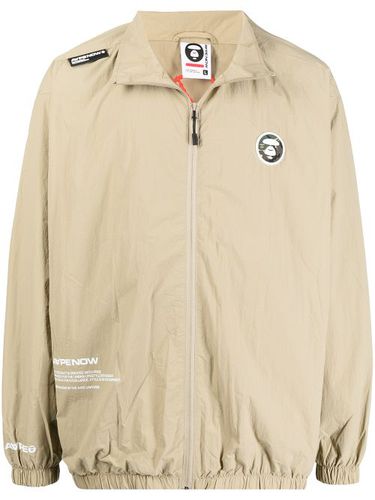 Veste zippée à patch logo - AAPE BY *A BATHING APE® - Modalova