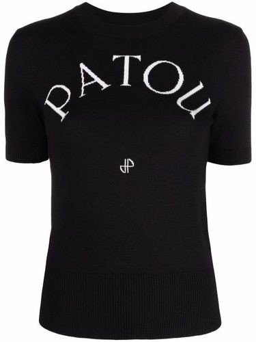 Haut en maille à logo jacquard - Patou - Modalova