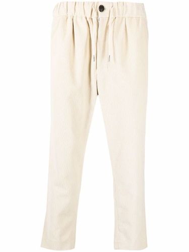 Pantalon en velours côtelé à taille à lien de resserrage - AMI Paris - Modalova