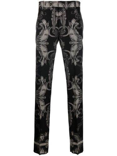 Pantalon Silver Baroque en laine - Versace - Modalova