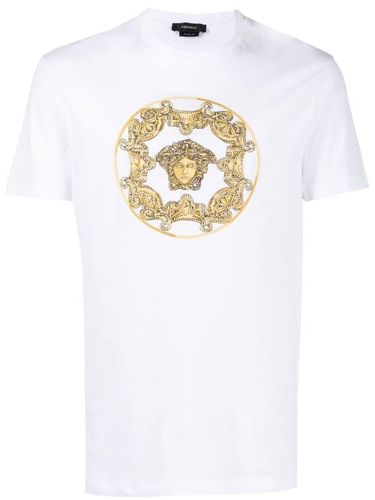 T-shirt en coton biologique à imprimé Medusa - Versace - Modalova