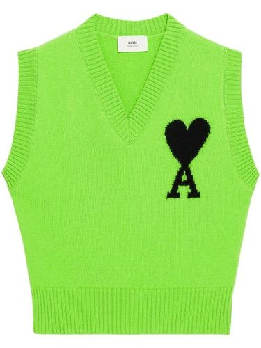 Débardeur Ami de Coeur en maille - AMI Paris - Modalova