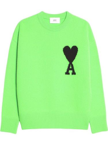 Pull en laine à logo Ami de Coeur - AMI Paris - Modalova