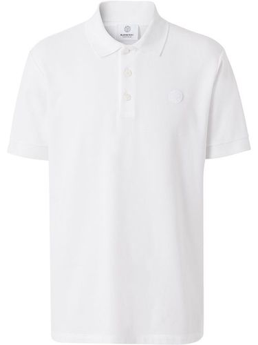 Polo à motif monogrammé brodé - Burberry - Modalova
