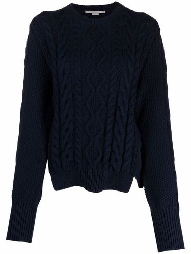 Pull en maille torsadée à manches longues - Stella McCartney - Modalova