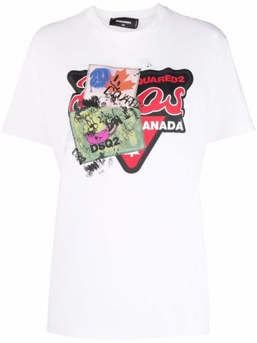 T-shirt à imprimé graphique - DSQUARED2 - Modalova