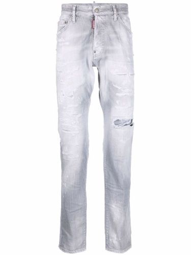 DSQUARED2 jean à effet usé - Gris - DSQUARED2 - Modalova
