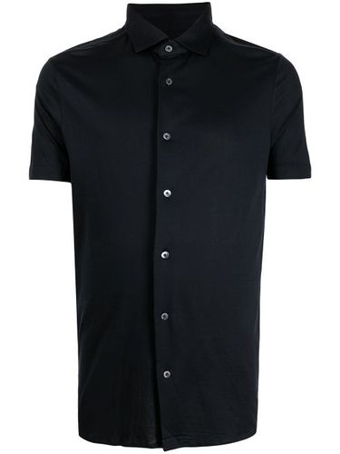 Chemise boutonnée à manches courtes - Emporio Armani - Modalova