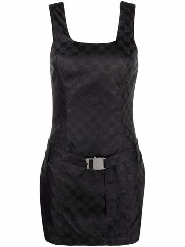 Robe courte à motif monogrammé - MISBHV - Modalova