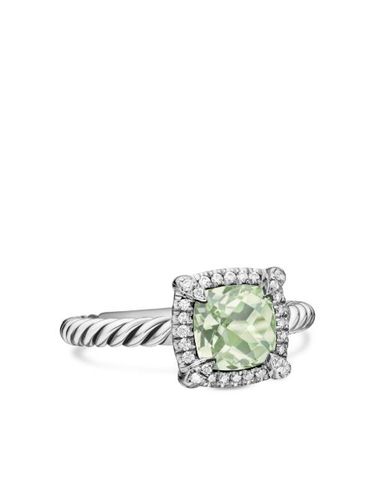 Bague Petite Châtelaine et sterling sertie de quartz prase et de diamants - David Yurman - Modalova
