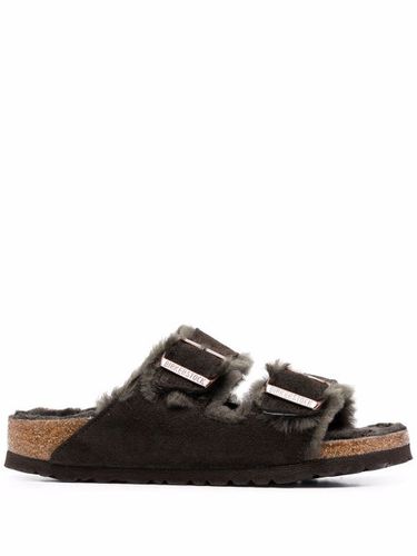 Sandales à doublure en peau lainée - Birkenstock - Modalova