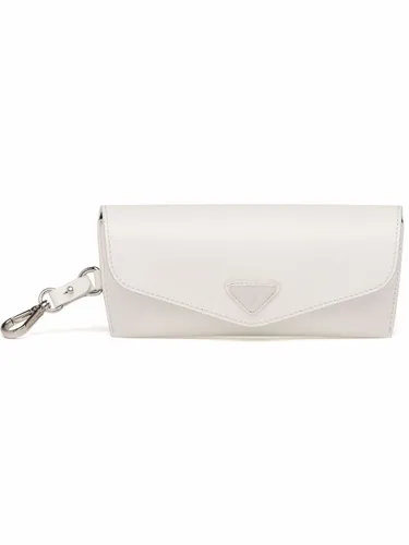 Étui pour lunettes à plaque logo - Prada Eyewear - Modalova