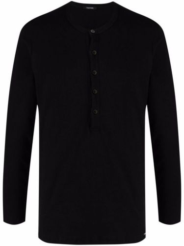 T-shirt Henley à col rond - TOM FORD - Modalova