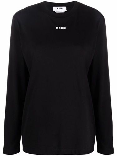T-shirt à logo imprimé - MSGM - Modalova