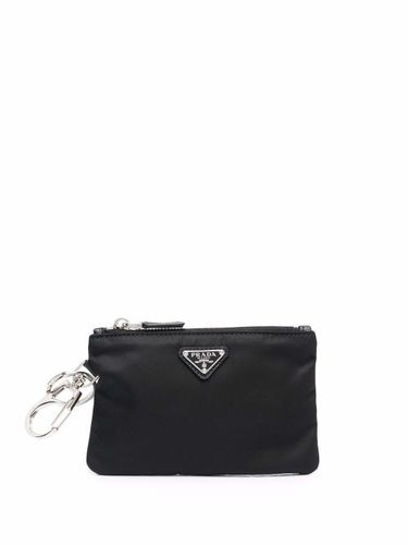 Pochette à logo triangulaire - Prada - Modalova
